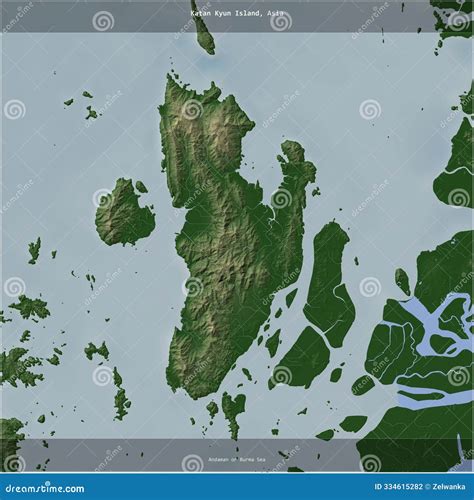 Katan Kyun Island Myanmar Bilevel Stock Image