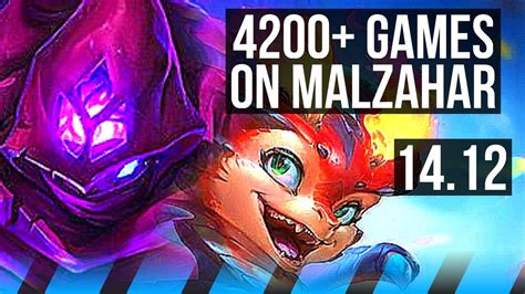 Malzahar Vs Smolder Mid 4200 Games 8312 Rank 11 Malz Br