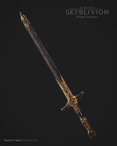 ArtStation Ebony Claymore TES Skyblivion Spyros Frigas Anime