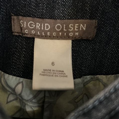 Sigrid Olsen Jackets Coats Sigrid Olsen Denim Jacket Poshmark