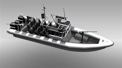 Patrol Boat Mr 1050 Assault Madera Ribs Outboard Rigid Hull