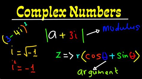 Complex Numbers Introduction Basic Operations Youtube