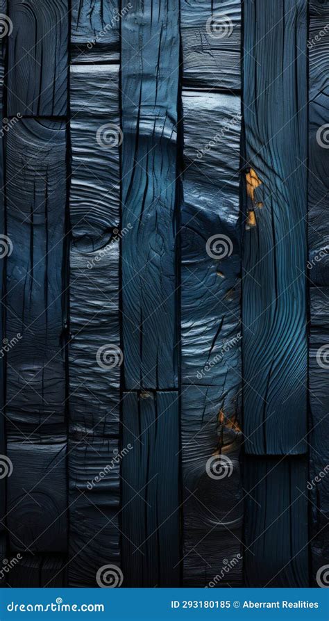 Fondo Azul Oscuro Con Tablas De Madera Stock De Ilustraci N