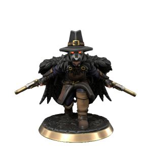 Crow Gunslinger Made With Hero Forge