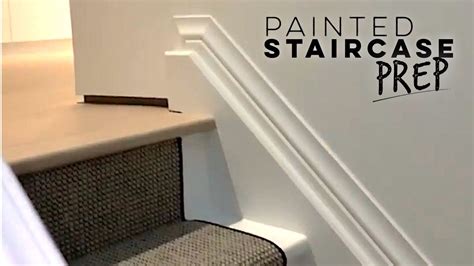 Painting Staircase Makeover How To Prep Before You Paint Youtube