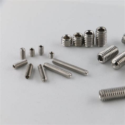 Hot Selling M2 M3 M4 304 Stainless Steel Headless Bolt Hex Set Screw