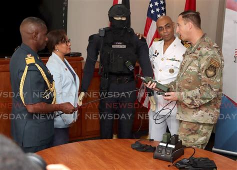 US military donates 45 radios to Trinidad and Tobago Defence Force ...