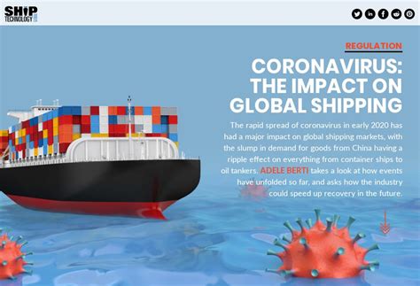 Coronavirus The Impact On Global Shipping Ship Technology Global