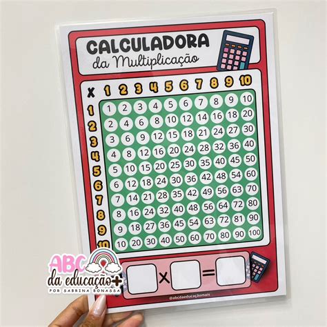 Calculadoras da Divisão e Multiplicação Loja ABC da Educação Mais