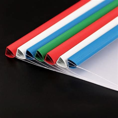 Waterproof Pull The Pole Clip File Folder Plastic Insert Pages Thicken