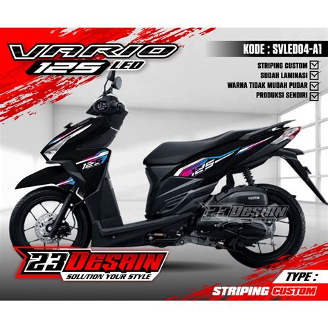 Jual Striping 125 Stiker Vario 125 Deca Vario 125 Cutting Sticker Vario