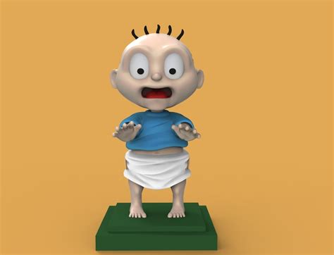 Stl File Tommy Rugrats・3d Print Object To Download・cults