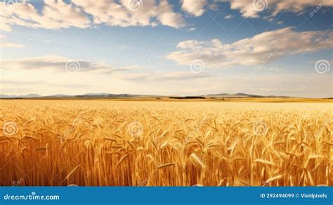 Amber Waves of Grain - America S Golden Fields of Wheat Stock Illustration - Illustration of ...