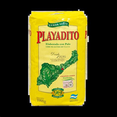 Playadito Elaborada Con Palo Tradicional Kg Yerba Mat Par Type