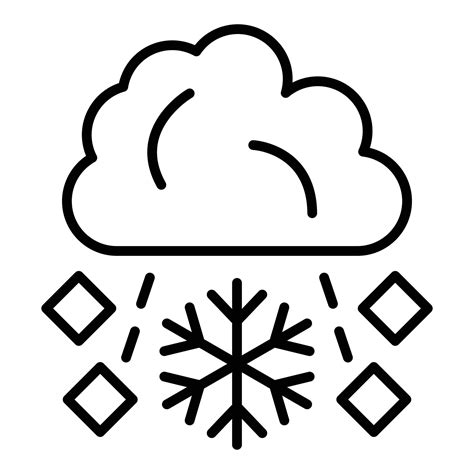 Estilo De Icono De Granizo Vector En Vecteezy