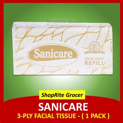 Sanicare Econo Box Premium Facial Tissue Refills Ply X Pulls