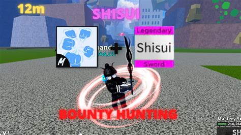 Shisui Bounty Hunting Blox Fruits Update Part M Road To M