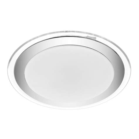 Astrid 18w Led Oyster Light Satin And Chrome Tri Colour Astrid Oy33 Ch3c Telbix Bright Lighting