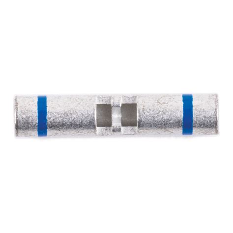 16 14 AWG Blue Seamless Non Insulated Butt Connector Kimball Midwest