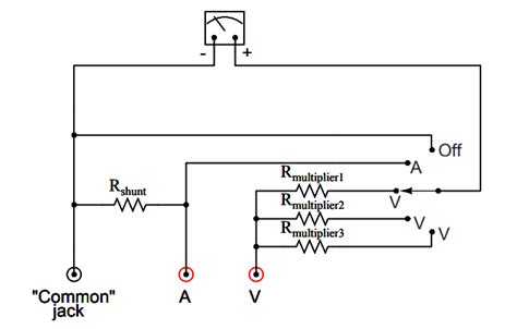 Digital Multimeter Schematic Diagram