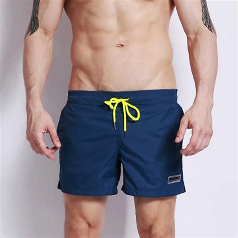 Desmiit Swimwear Mens Swim Shorts Mens Swimming Trunks Boxer Nylon