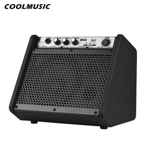 COOLMUSIC Amplificador De Tambor El Ctrico DM20 20W Teclado Altavoz