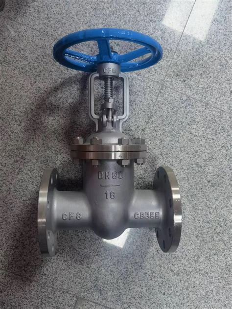 Water System Exposed Rod Gate Valve Z W P Stainless Steel Flange