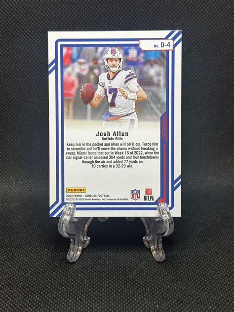 Donruss Dominators Josh Allen Buffalo Bills Ebay