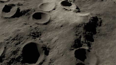 Moon crater 3D 3D model | CGTrader