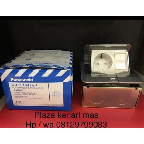 Jual Stop Kontak Lantai Panasonic Du 5919 Floor Soket Panasonic Lantai