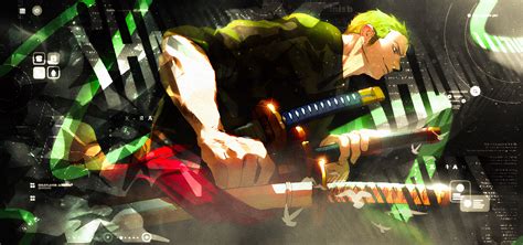 Banner gfx Zoro. One piece by SkyXynn on DeviantArt
