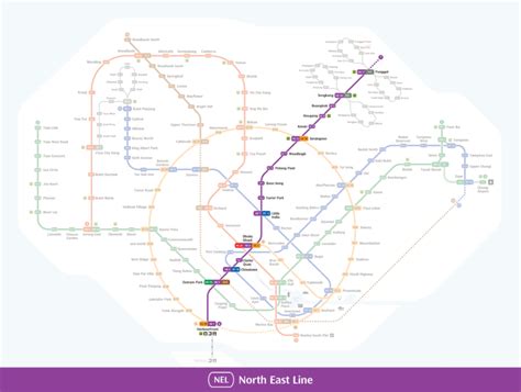 North East Line - MRT Map of Singapore