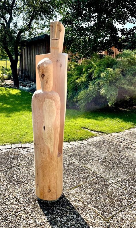 Erwartung Iv Holzskulptur Plastiken Abstrakte Kunst Holzskulpturen