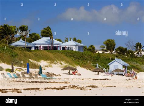 Pink Sand Beach Dunmore Town Harbour Island Eleuthera Bahamas Stock