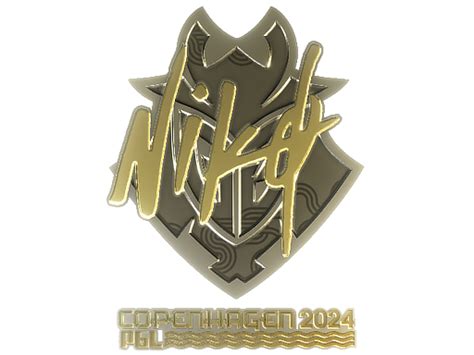 Sticker NiKo Gold Copenhagen 2024 Buy For CSGO CS2 On SkinOut Gg