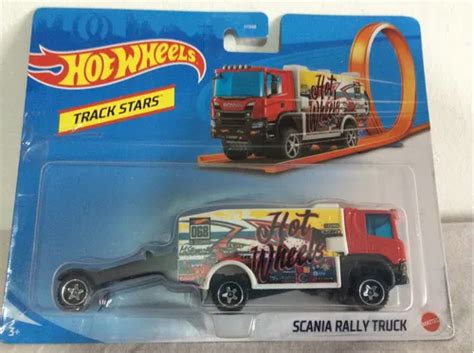 Hot Wheels Track Stars Scania Rally Truck Nueva Meses sin interés