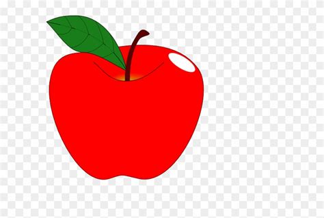 Apple Clipart Red Apple 1 Clip Art At Clker Vector - Clip Art - Free Transparent PNG Clipart ...