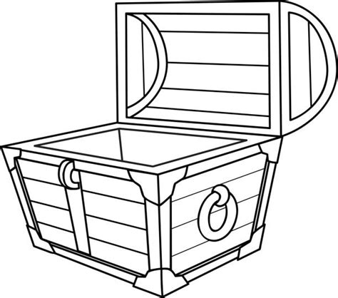 Treasure Chest Outline Illustrations, Royalty-Free Vector Graphics & Clip Art - iStock