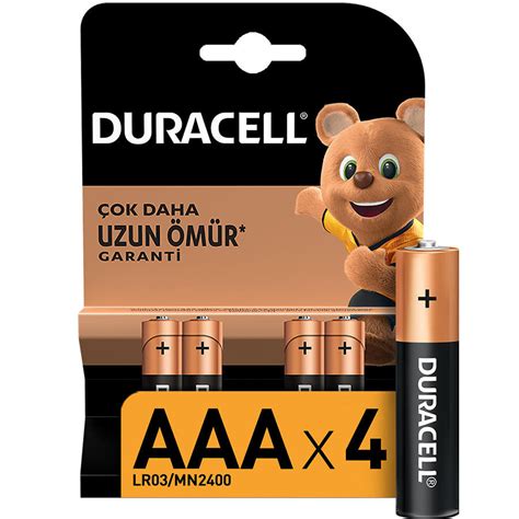 Duracell Alkalin Aaa Nce Kalem Pil L Paket Fiyat Avansas