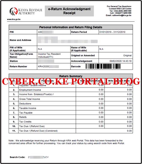 How To File Kra Returns Online Using Kra Portal