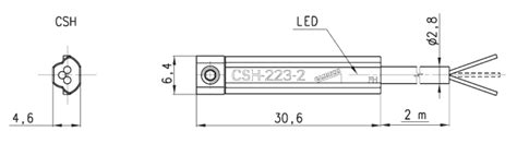Cst 220s датчик положения герконовый схема подключения