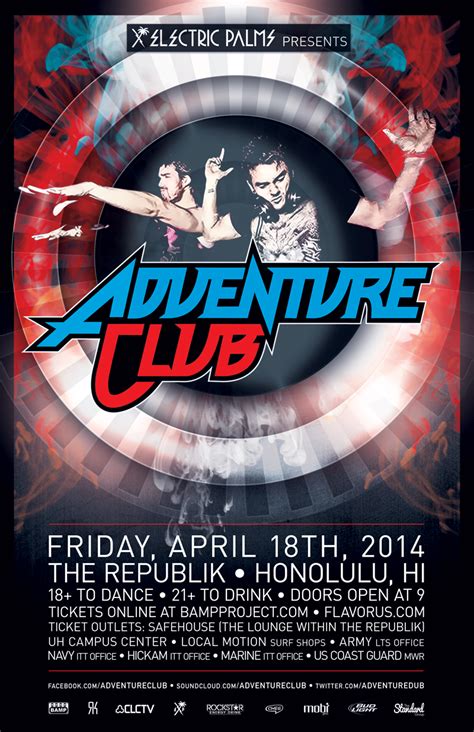 Adventure Club Tickets The Republik On April 18 2014 In Honolulu