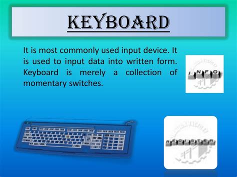 Presentation On Input Devices