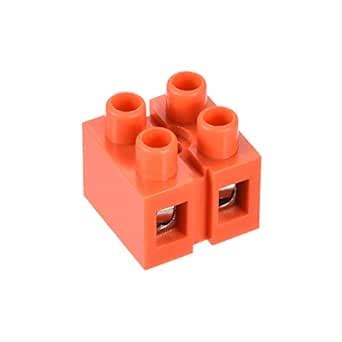 Uxcell Terminal Block V A Dual Row Positions H Screw