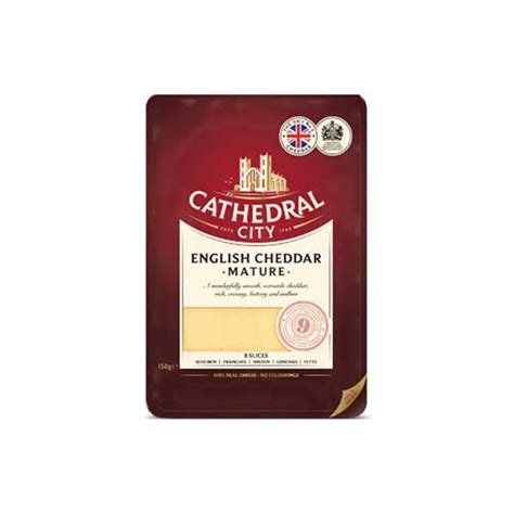 Cathedral City Sliced Cheese – Mature English Cheddar – National Food Shop