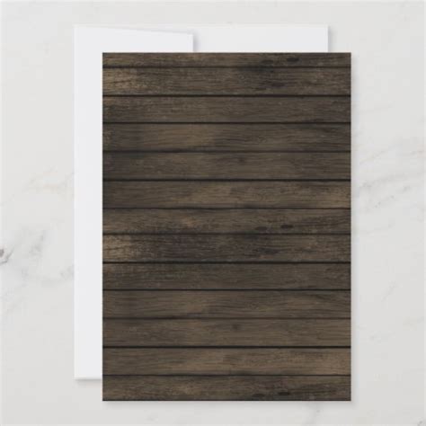 Barn Wood Camping Rustic Mountains Wedding Invitation Zazzle