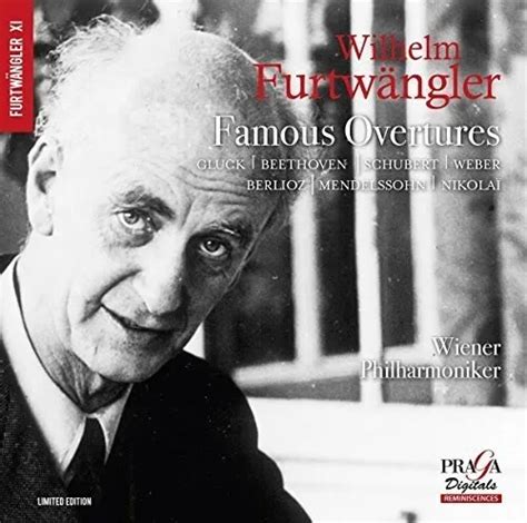 Wilhelm Furtw Ngler Famous Overtures Furtwang Wiener Philharmoniker