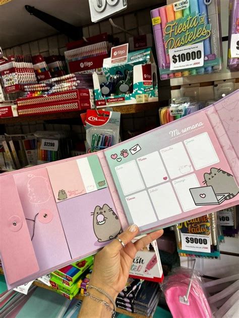 Organizador Semanal Mooving Pusheen Con Post It PersaPrint