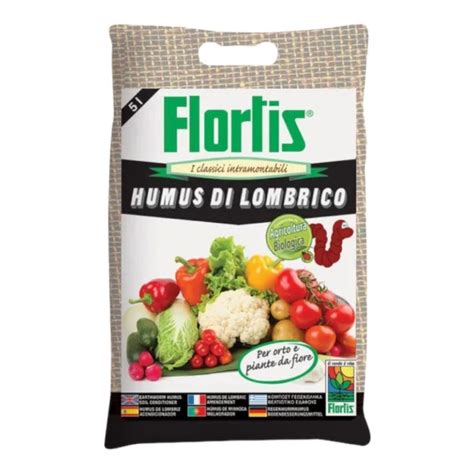 Humus Di Lombrico Substrato Universale Lt Flortis Amdgarden