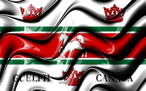 Download wallpapers Guelph Flag, 4k, Cities of Canada, North America ...